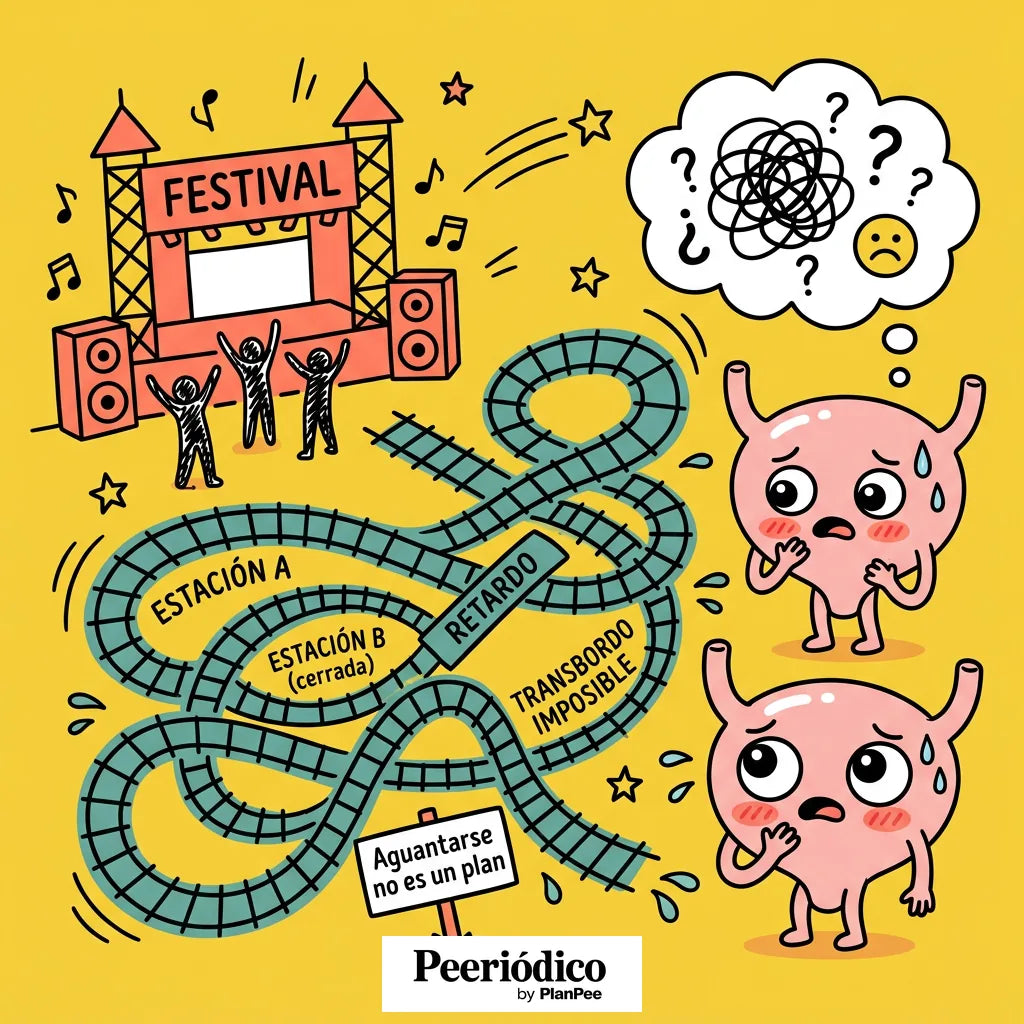 Ir al festival en tren 2026 - descuentos Renfe, DiscoverEU y guía pee-friendly