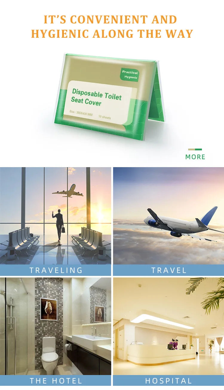 Disposable Toilet Protector | Soluble Toilet Covers