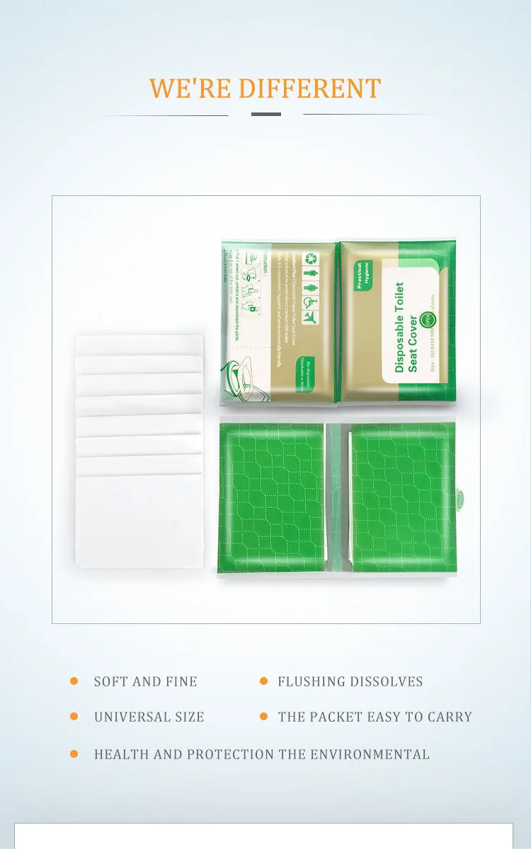 Disposable Toilet Protector | Soluble Toilet Covers