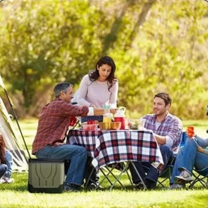 Baño seco plegable portátil