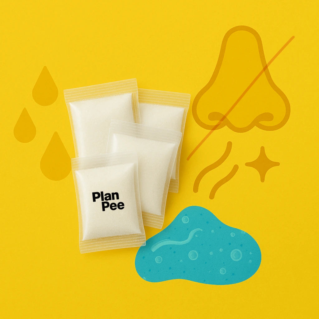 SolidPee Absorbentes para baño seco - 30 bolsas