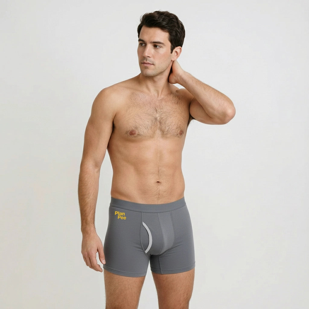 hombre adulto con pañal tipo boxer calzón