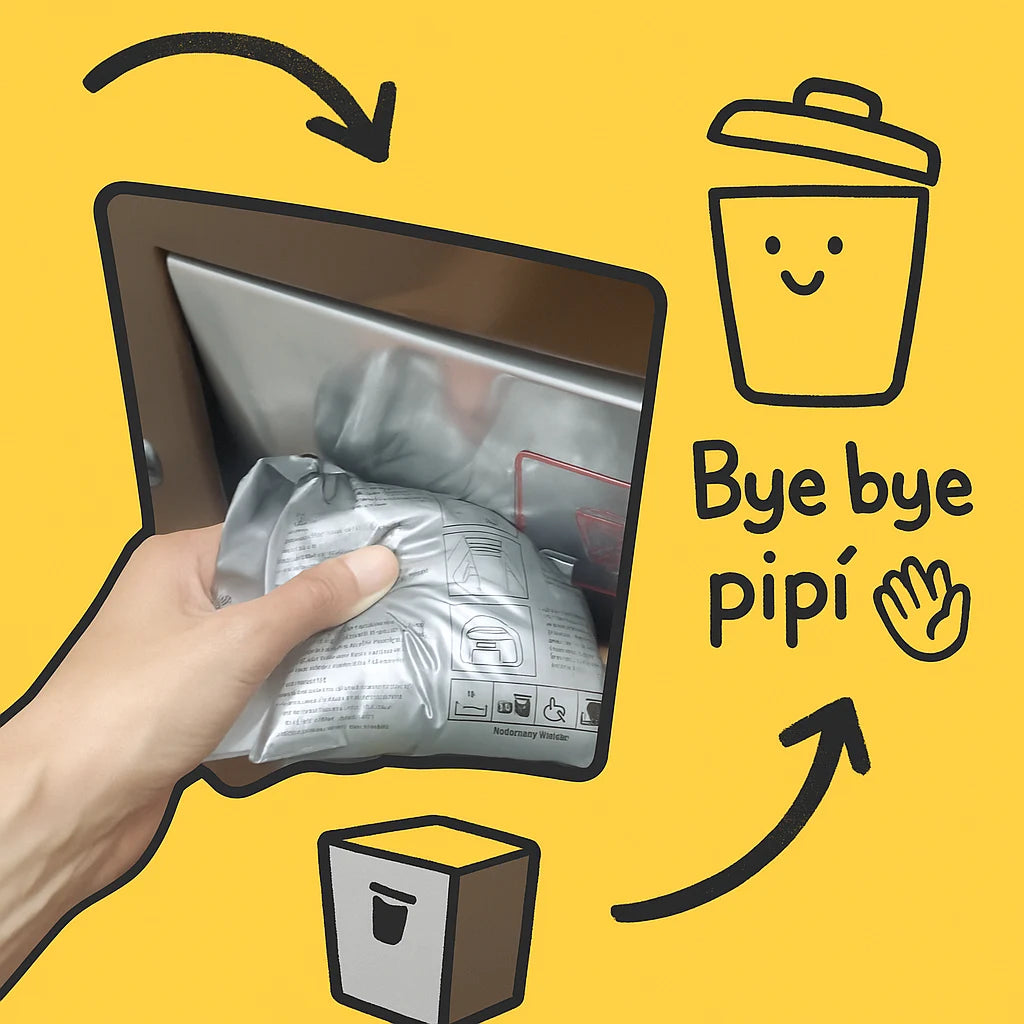 PlanPee – Bolsa urinaria portátil y desechable para conciertos, festivales y viajes