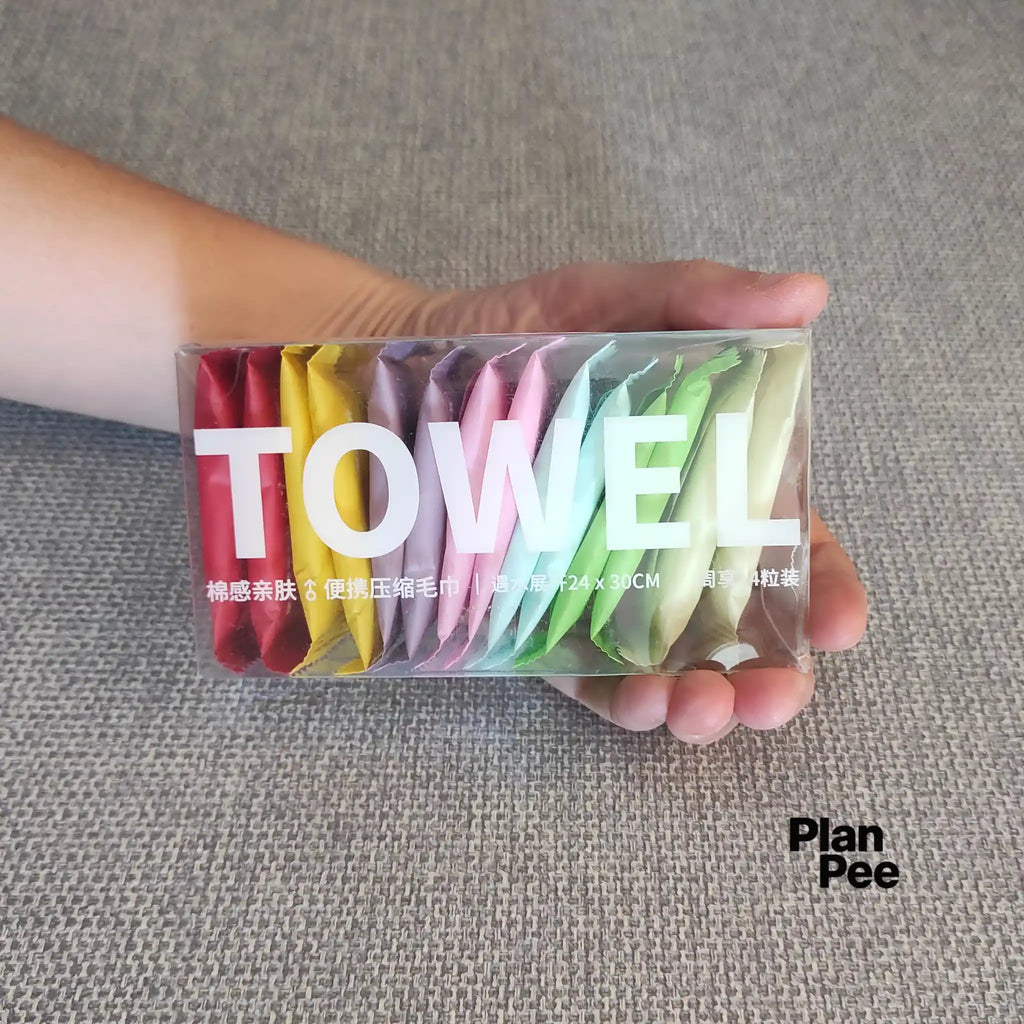 toallas compromidas monodosis colores