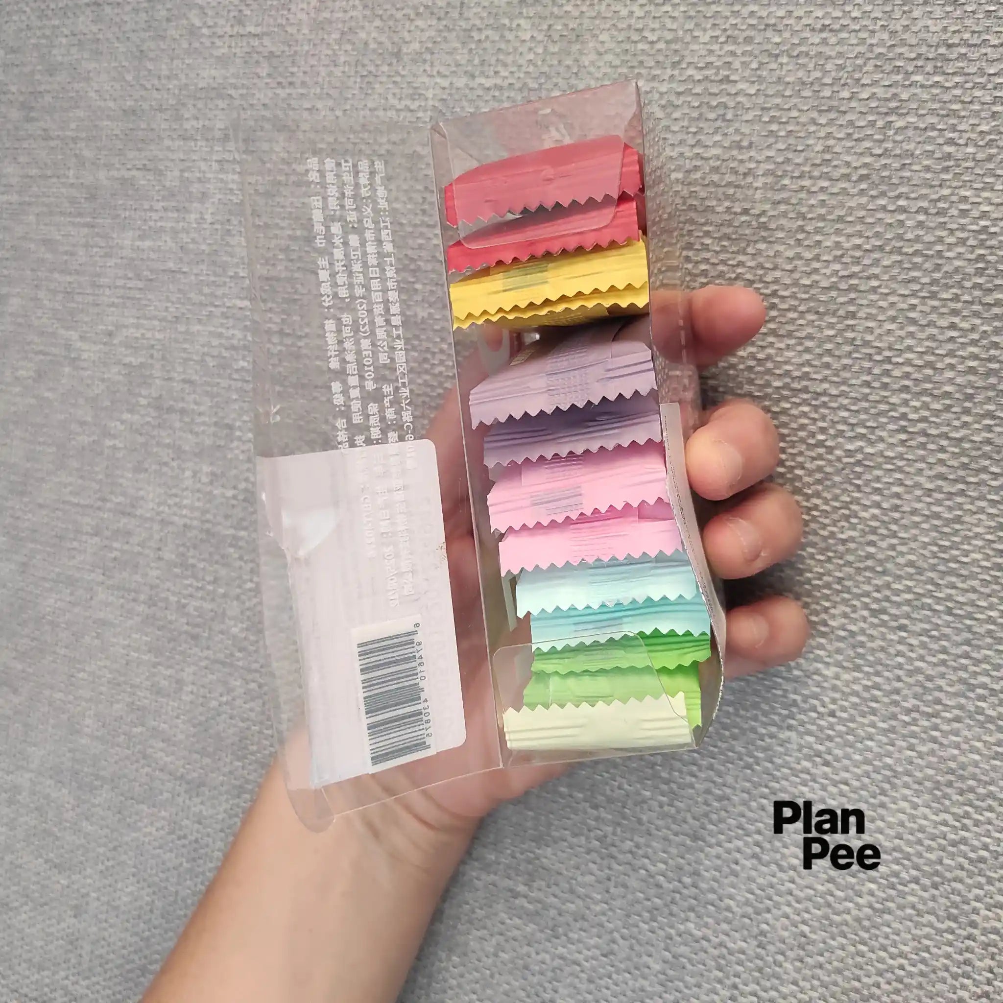 monodosis toallas comprimidas colores